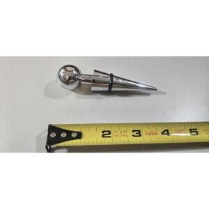 Metal Wine Bottle Stopper With Ball Top